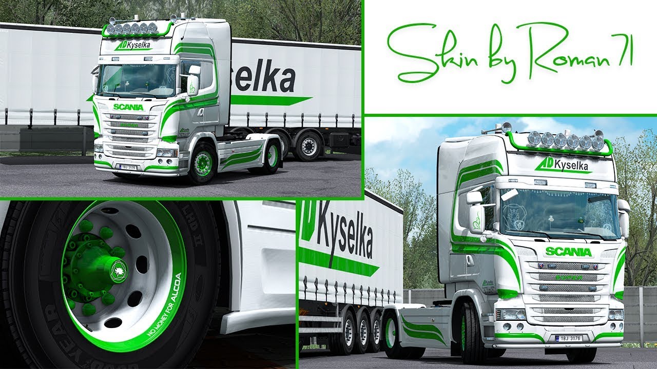 [Euro Truck Simulator 2] Scania RJL AD Kyselka