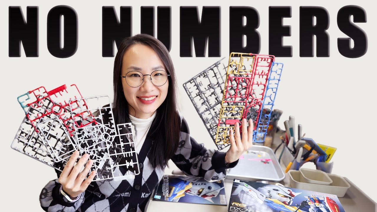 How to Build Gunpla WITHOUT Runner Numbers (& fix tight parts after painting)