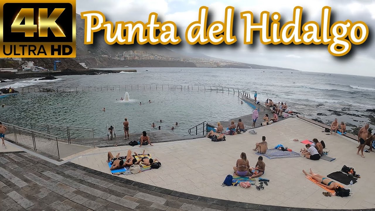 TENERIFE | Natural Pool Punta del Hidalgo [Incredible Place!] 🤗 Aug 2021 | Walking Tour [4K]