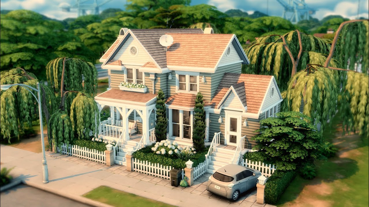 Хижина Дейзи🌼 // The Sims 4: Быстрая постройка (с пользовательским контентом)