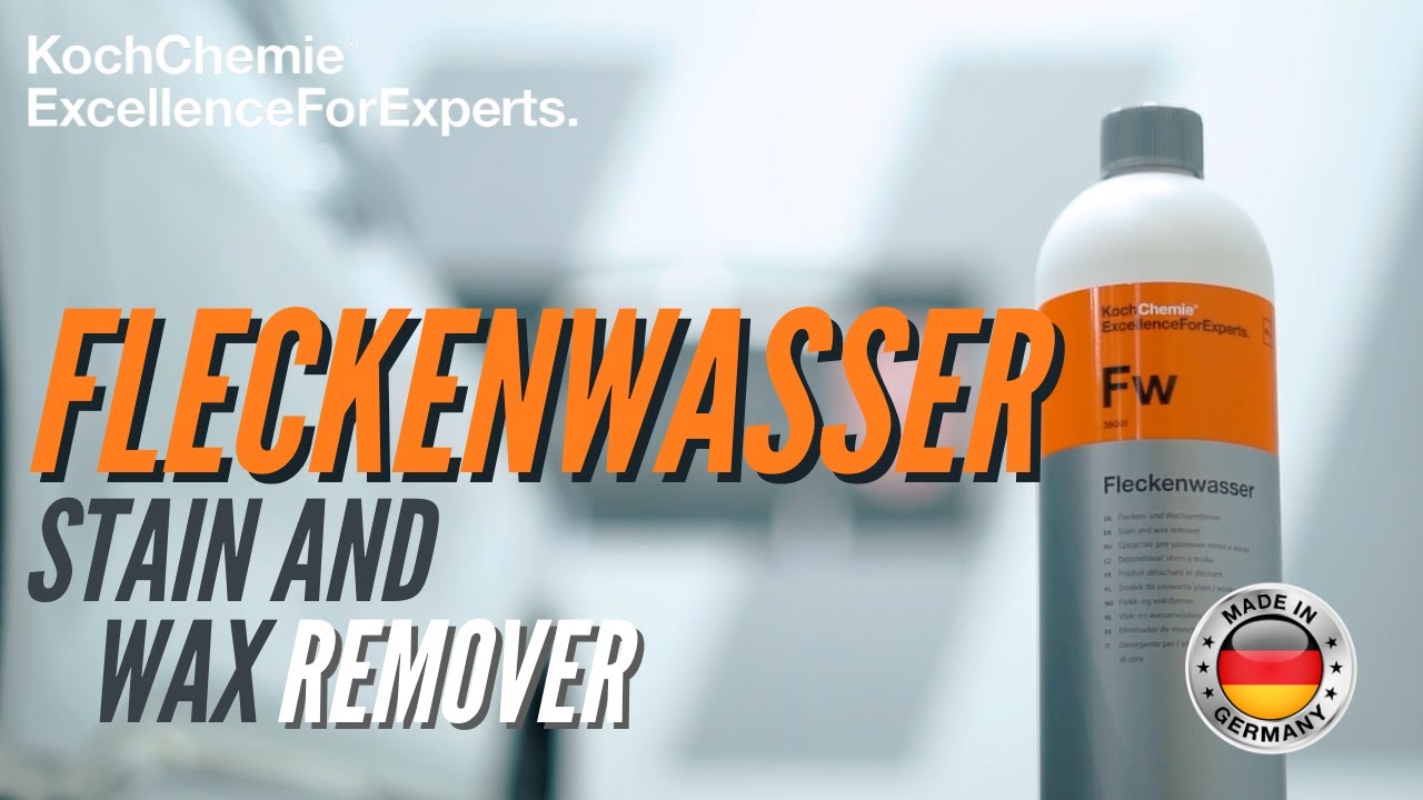 How to Remove Grease and Oil from Your Car with Fleckenwasser by Koch Chemie| Step-by-Step Tutorial.