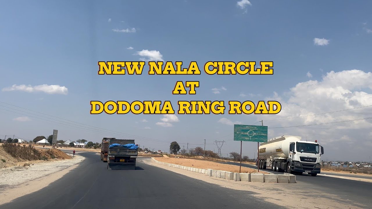 CROSSING DODOMA RING ROAD AT NALA CIRCLE !!
