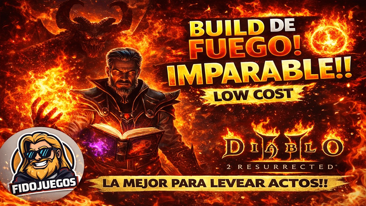[D2R] 💎MEJOR BUILD DE BRUJO PARA LEVEAR LOS ACTOS EN DIABLO II RESURRECTED💎LOW COST NORMAL-HELL