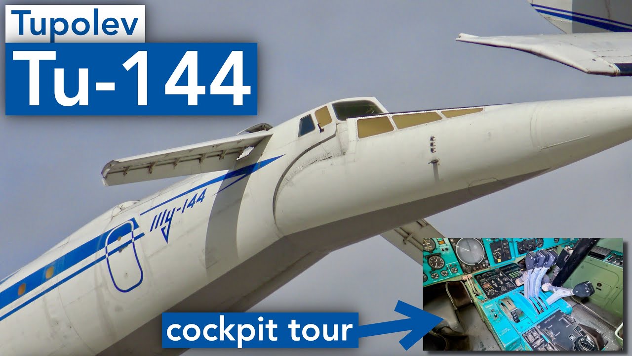 Экскурсия по самолету Ту-144 «Конкордский» (включая кабину)