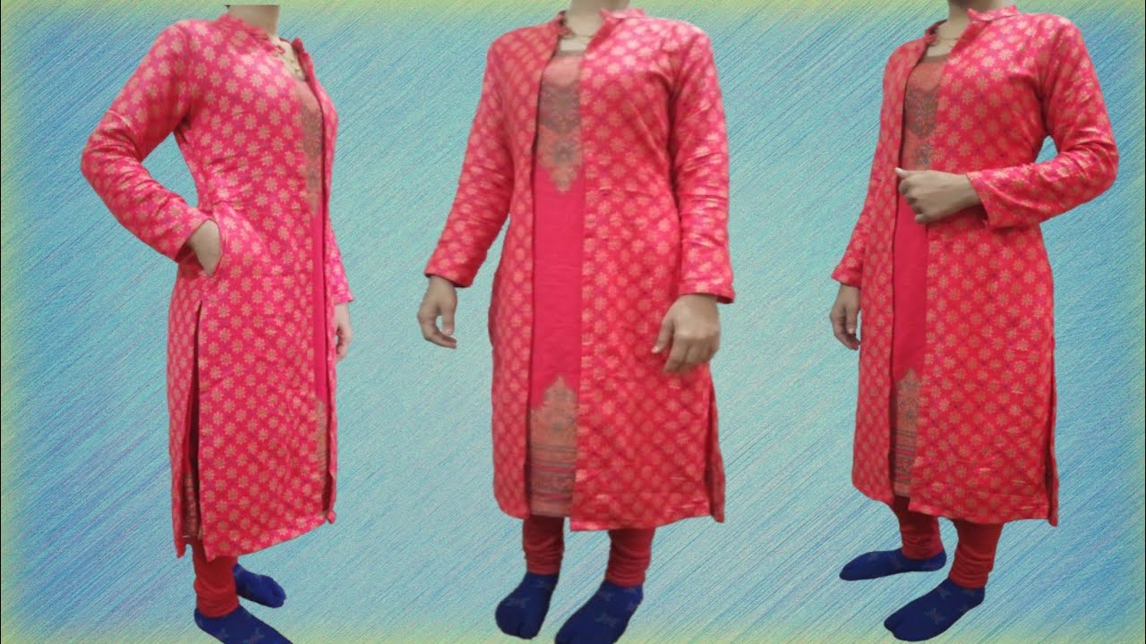 Trending Collar Shrug Cutting and Stitching/Shrug Dress Cutting and stitching/Pocket Shrug