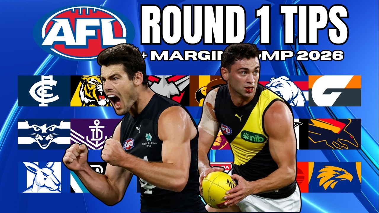AFL Round 1 TIPS + MARGIN COMP 2026