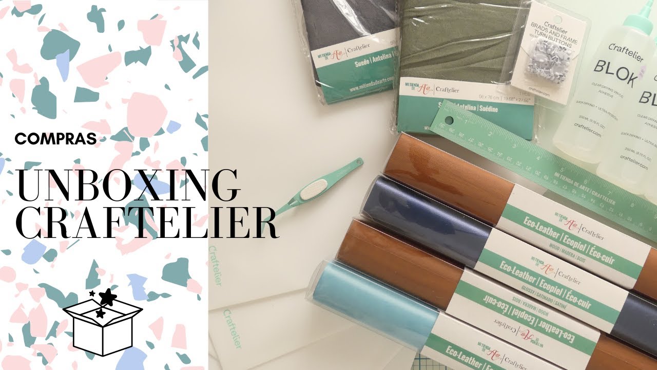 UNBOXING COMPRAS CRAFTELIER - MATERIAL DE SCRAPBOOKING, ORGANIZACIÓN, HERRAMIENTAS.