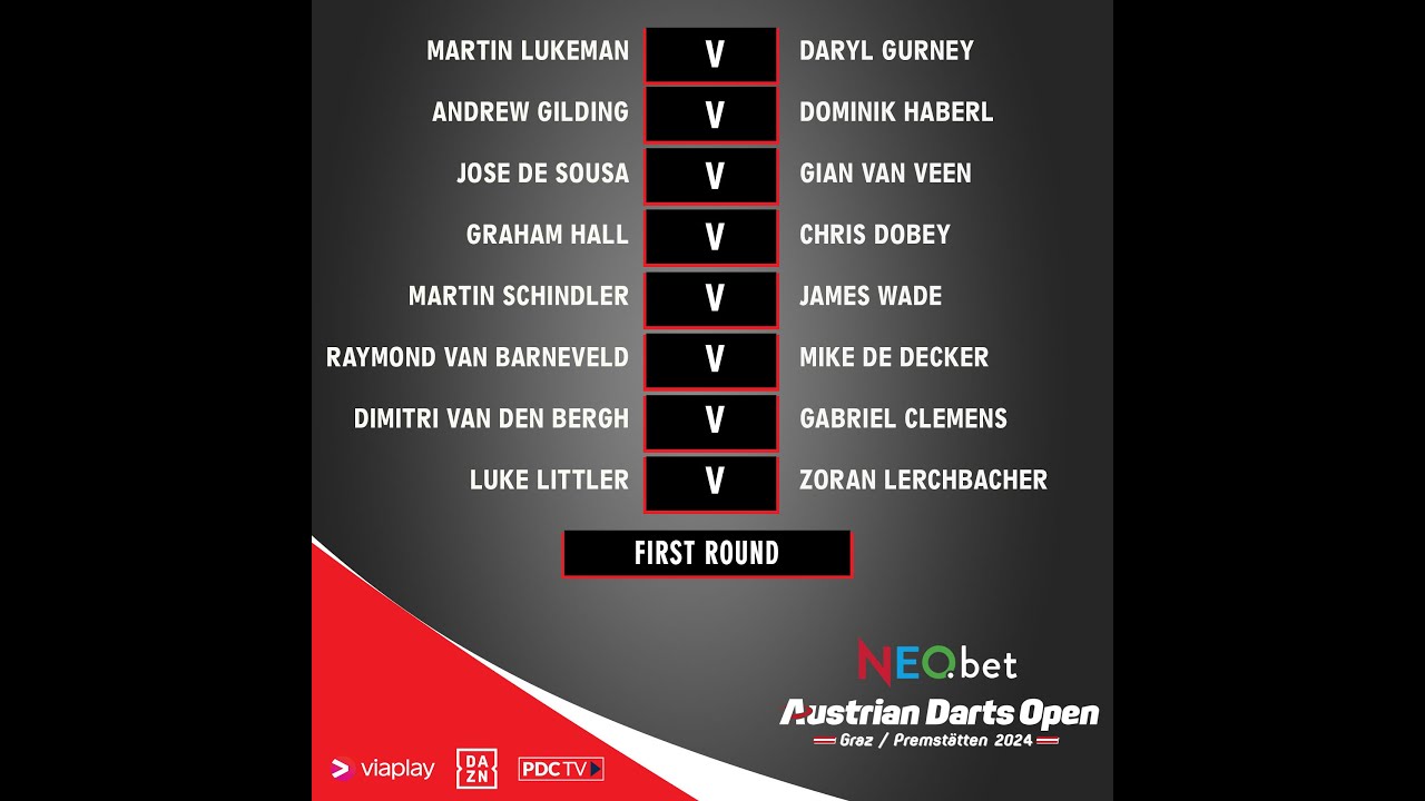 PDC Austrian Darts Open 2024 Round 1 Luke Littler vs Zoran Lerchbacher 2024 04 26 HUN