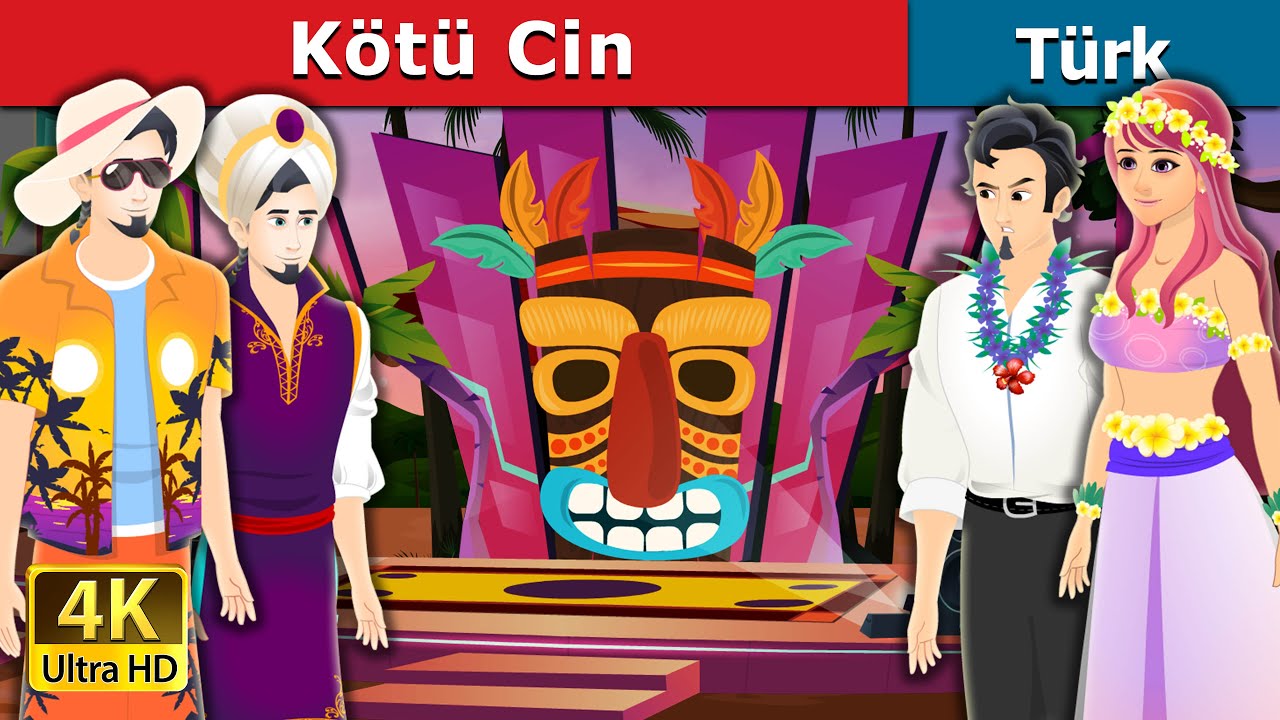Kötü Cin | Bad Genie Story in Turkish | @TurkiyaFairyTales