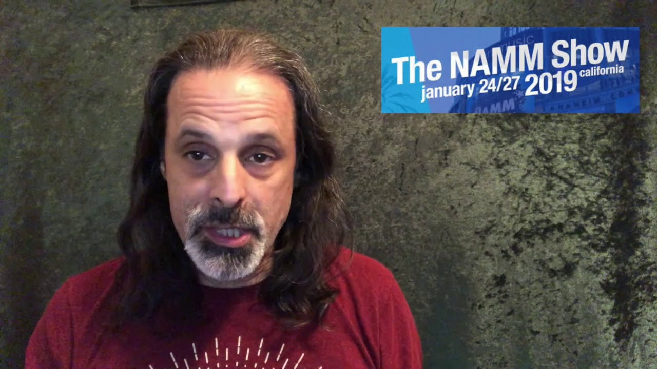 Getting ready for the 2019 NAMM Show.