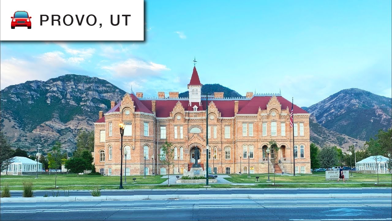 4K Driving Tour: Provo, Utah 2021