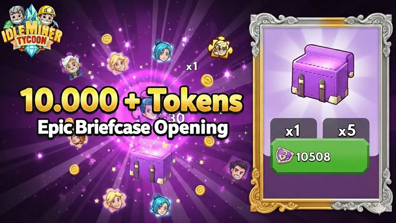 Spending 10.000+ Epic Tokens in Idle Miner Tycoon
