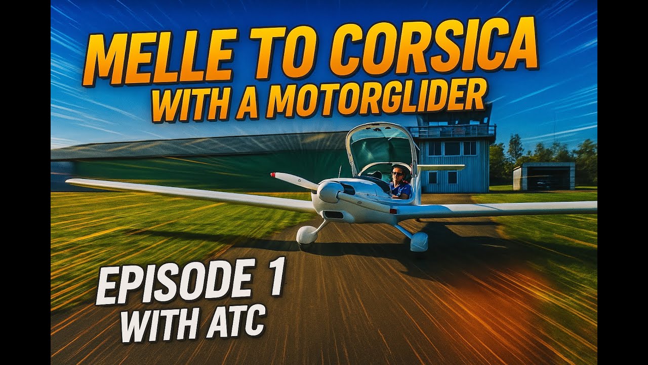 Melle to Corsica with a Motorglider?  Episode 1: Melle, Zweibrücken, Annecy (with ATC)