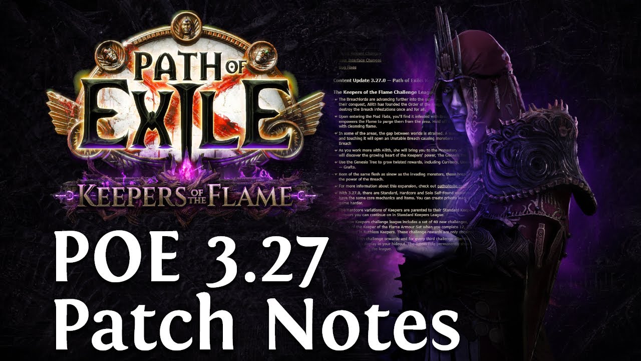 Reading Patch notes for 3.27
