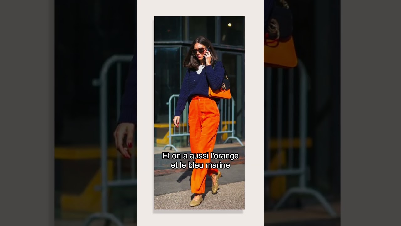 🍊7 couleurs avec de l’orange pour une tenue élégante et facile à réaliser 