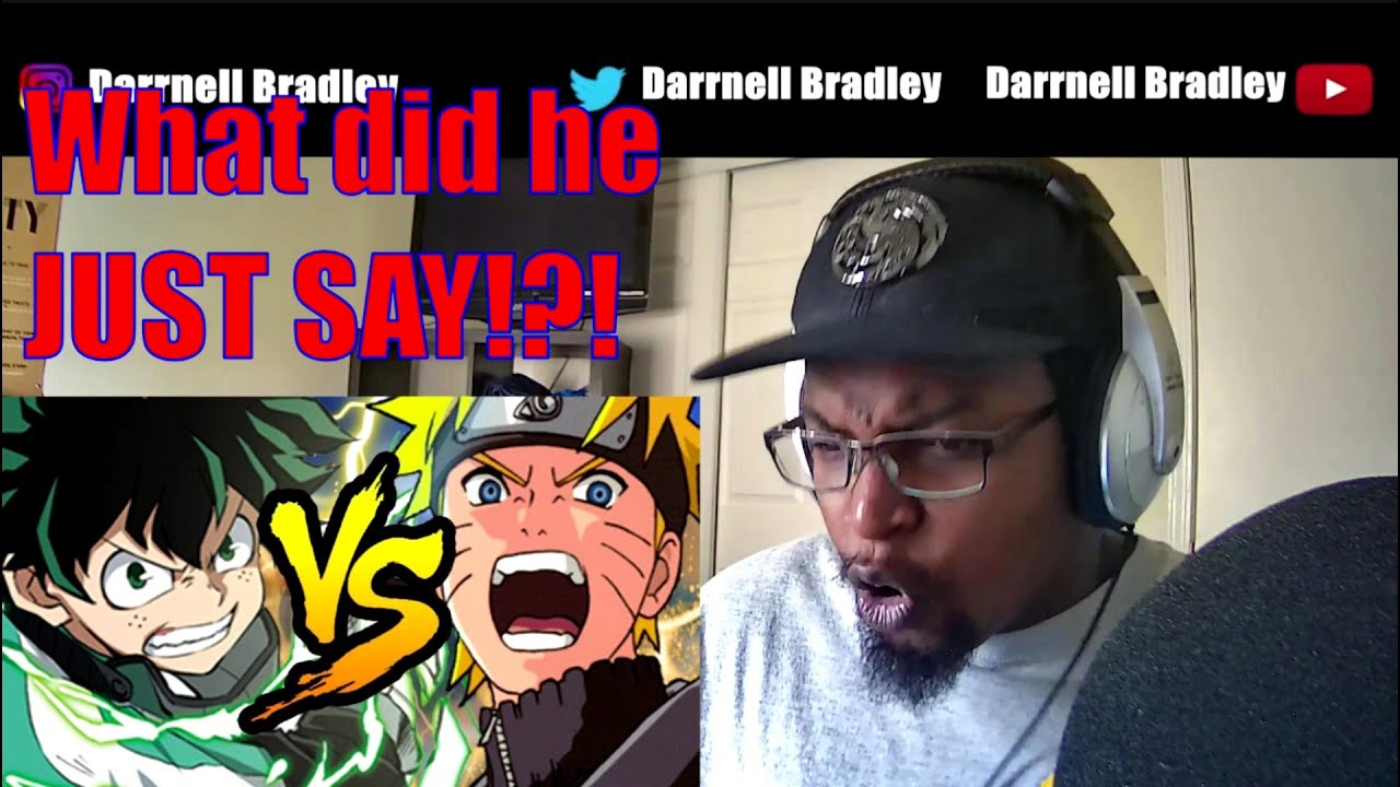 DEKU VS NARUTO RAP BATTLE | RUSTAGE ft None Like Joshua / DB Reaction