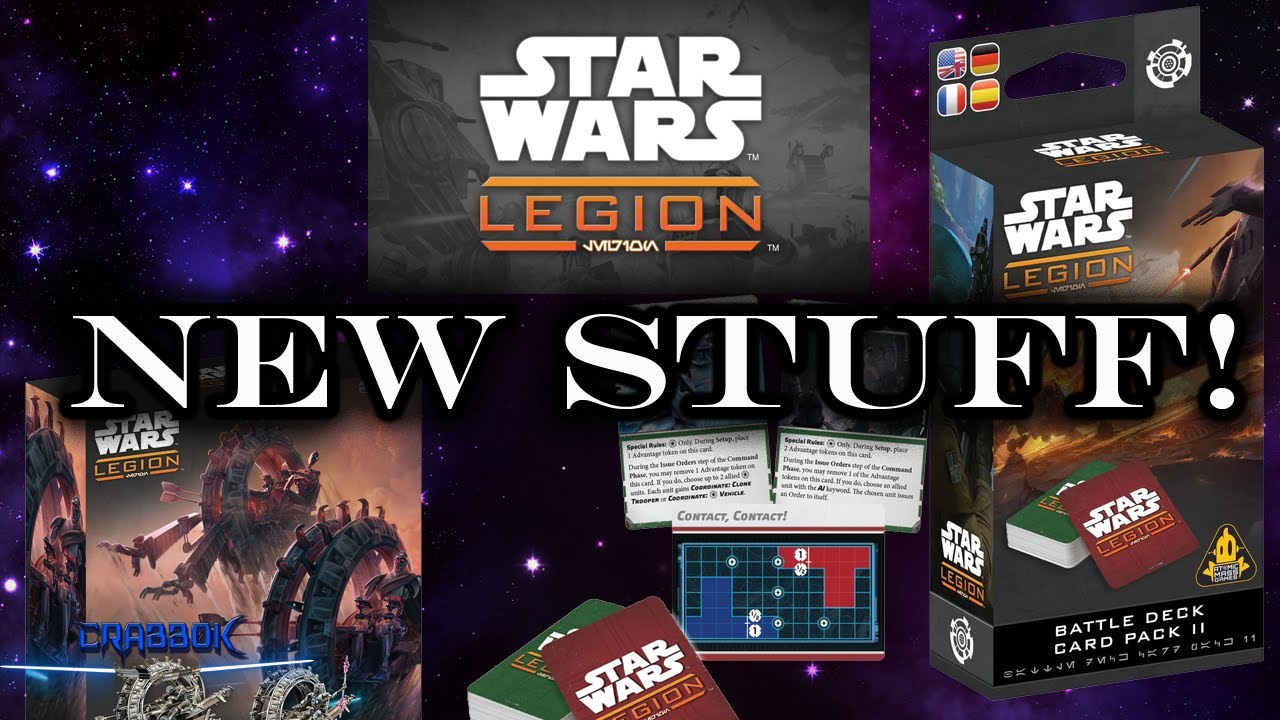New Card Pack and Wheel Bikes both up for Preorder!  Star Wars Legion Expansions  Due in March!
