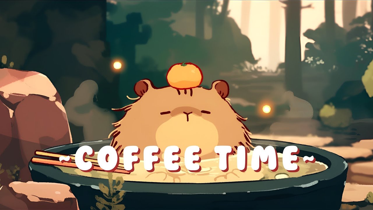 Capybara Beat Station | Calm Music for Focus & Study 🎵