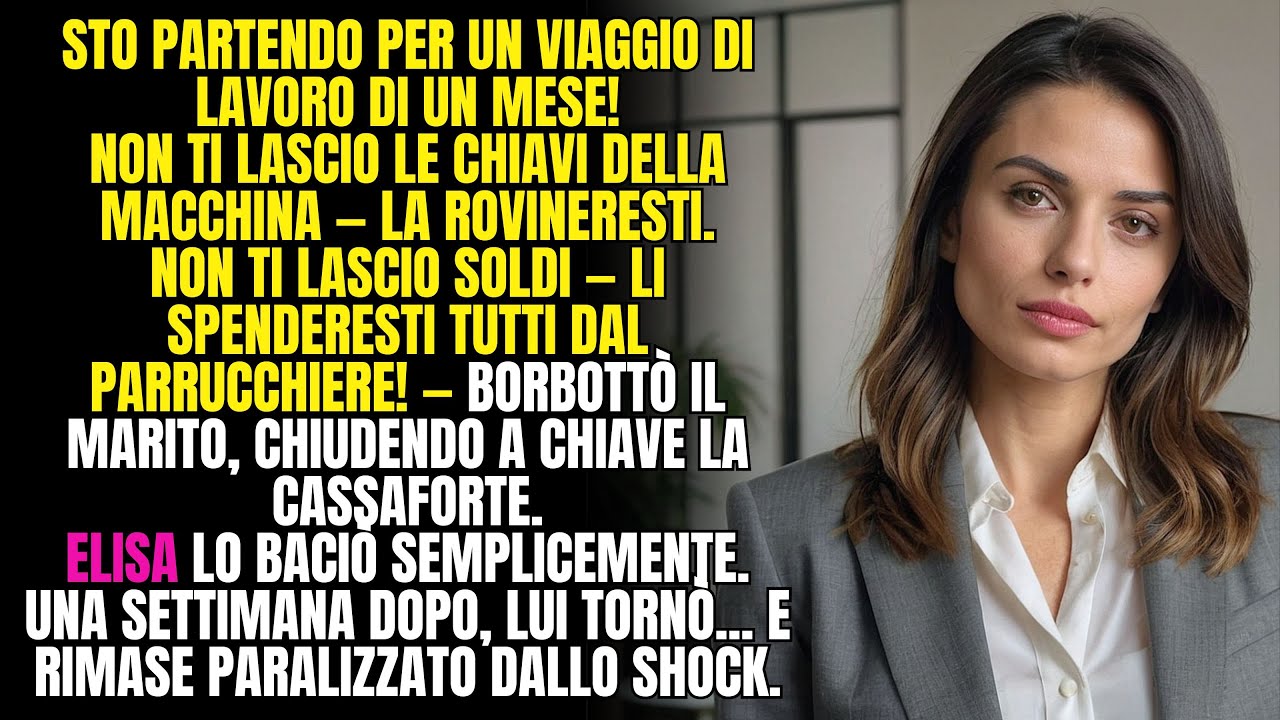 🔴Il marito tornò a sorpresa e vide che Elisa aveva già trovato un modo per aggirare tutti i divieti.