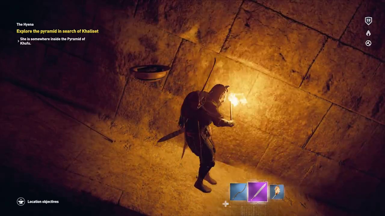 Assassin's Creed Origins Find Khaliset in the Pyramid