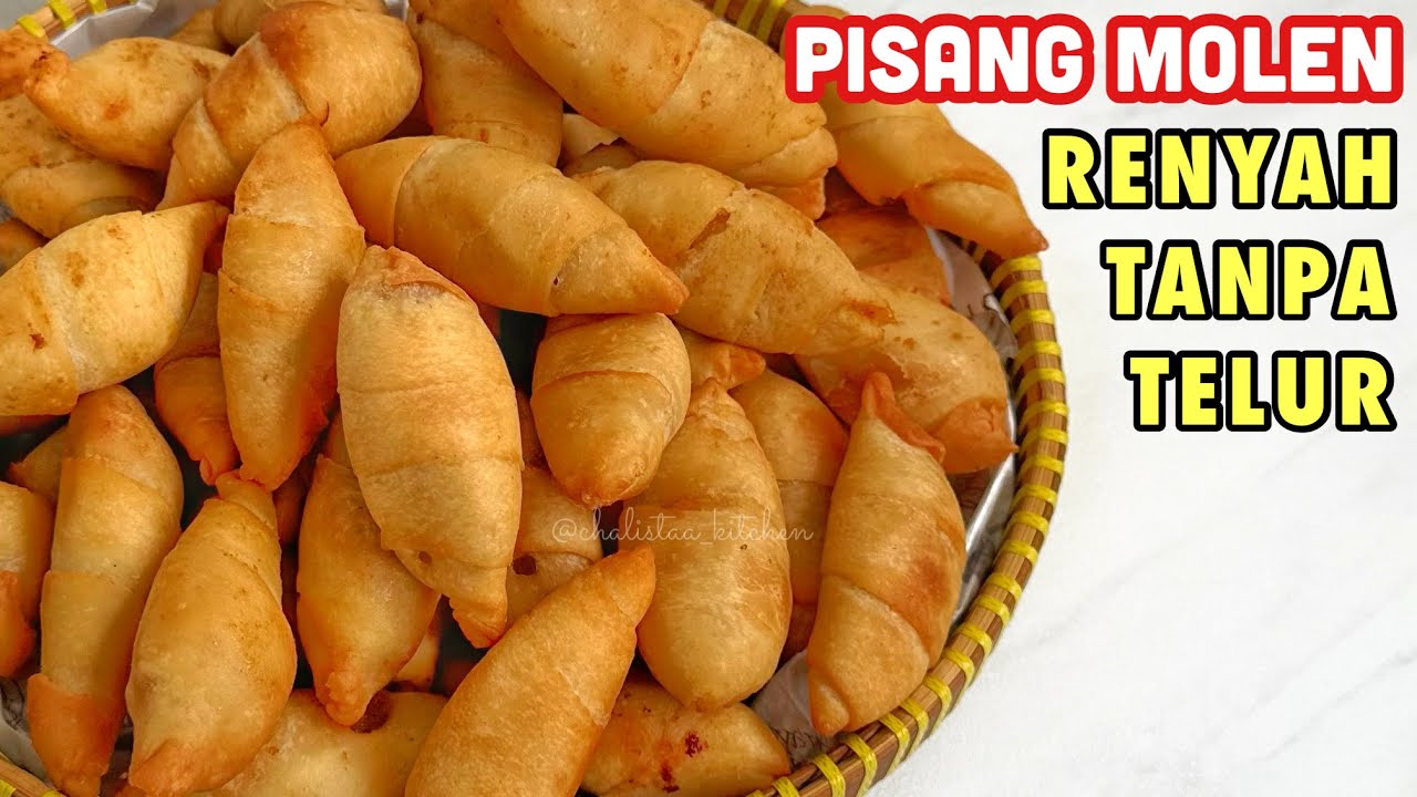 BIKIN SENDIRI LEBIH MANTUL‼️ RESEP PISANG MOLEN YANG RENYAH DAN LEGIT