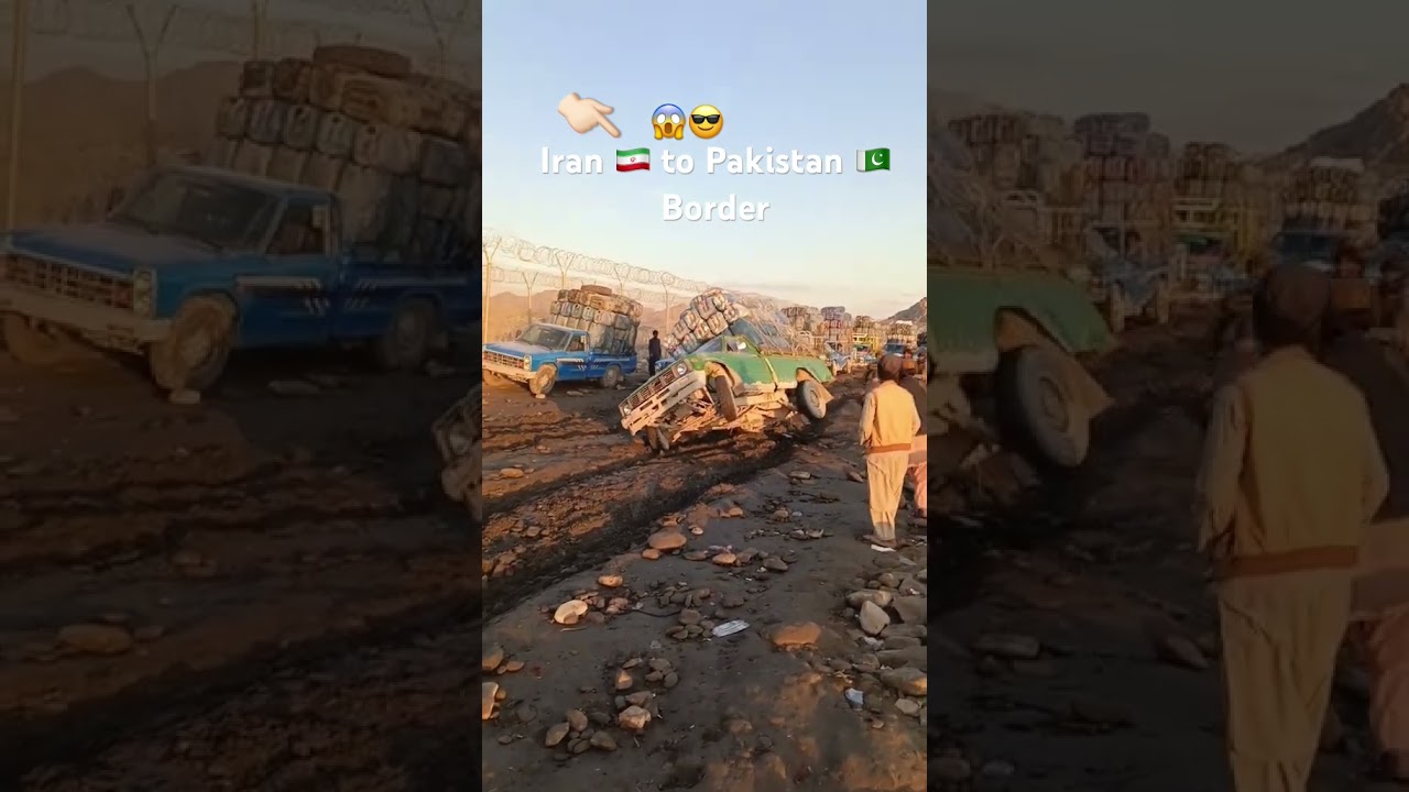 Iran 🇮🇷 to Pakistan 🇵🇰 border Baloch driver is driving a car #pakistanisabroad