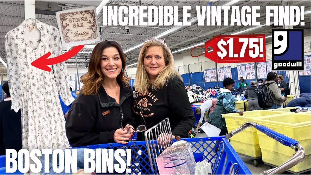 THREE Goodwills in ONE Day! Thrift with us at The Goodwill Outlet! Poshmark & eBay Thrift HAUL