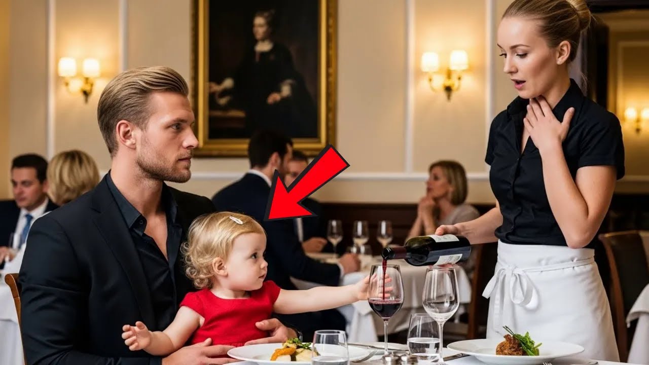 Die Tochter Des Millionärs Sagte Ihr Erstes Wort—Zeigte Auf Die Kellnerin Und Nannte Sie „Mama“