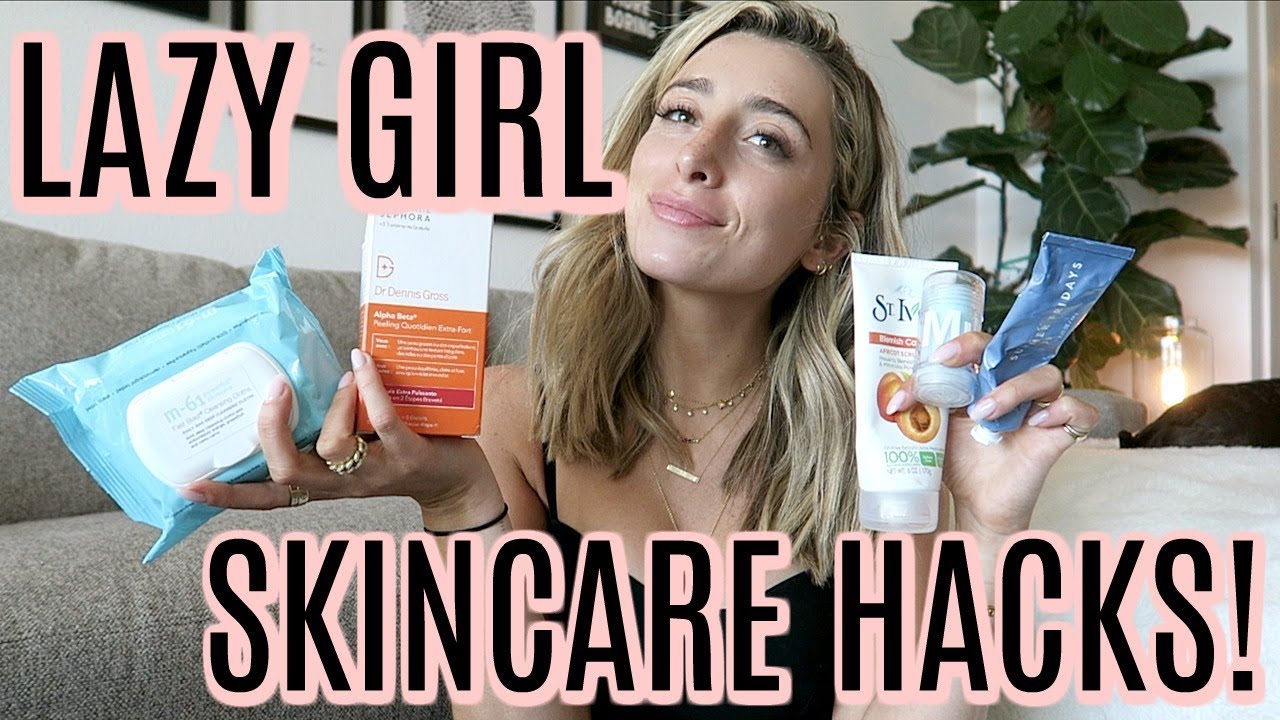 THE LAZY GIRL'S SKINCARE GUIDE! MUST HAVES! | Lauren Elizabeth