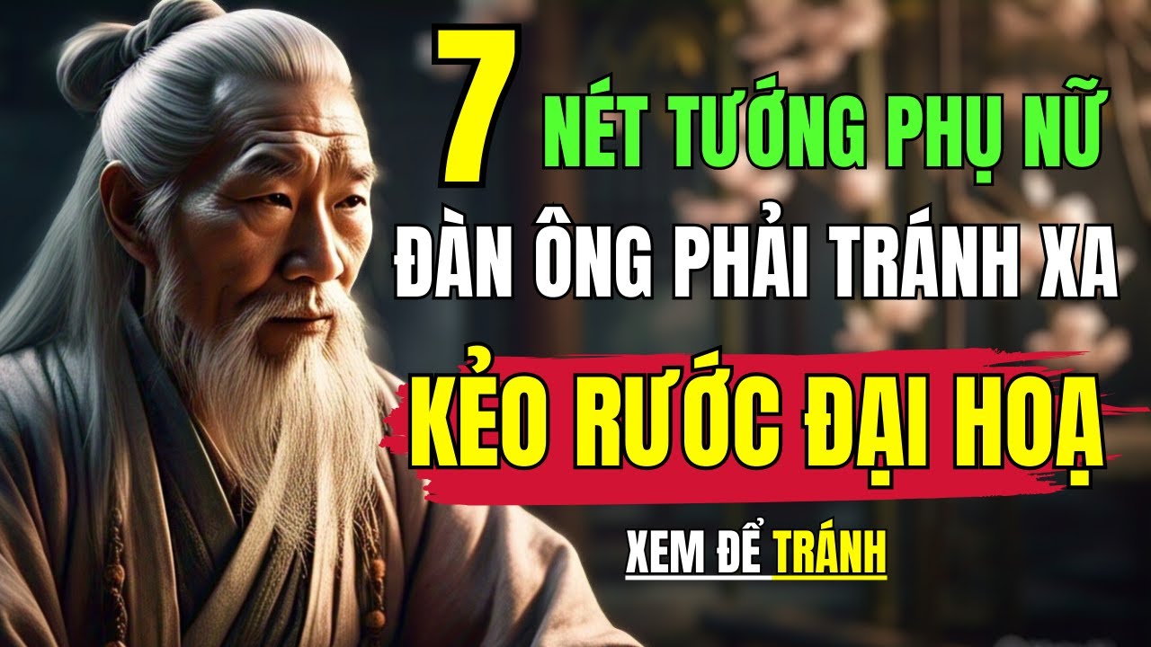 7 nét tướng phụ nữ đàn ông phải tránh xa kẻo rước đại hoạ