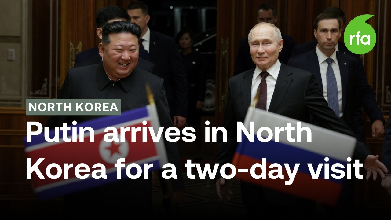 Russian President Putin lands in North Korea for the first time in 24 years | Radio Free Asia (RFA)