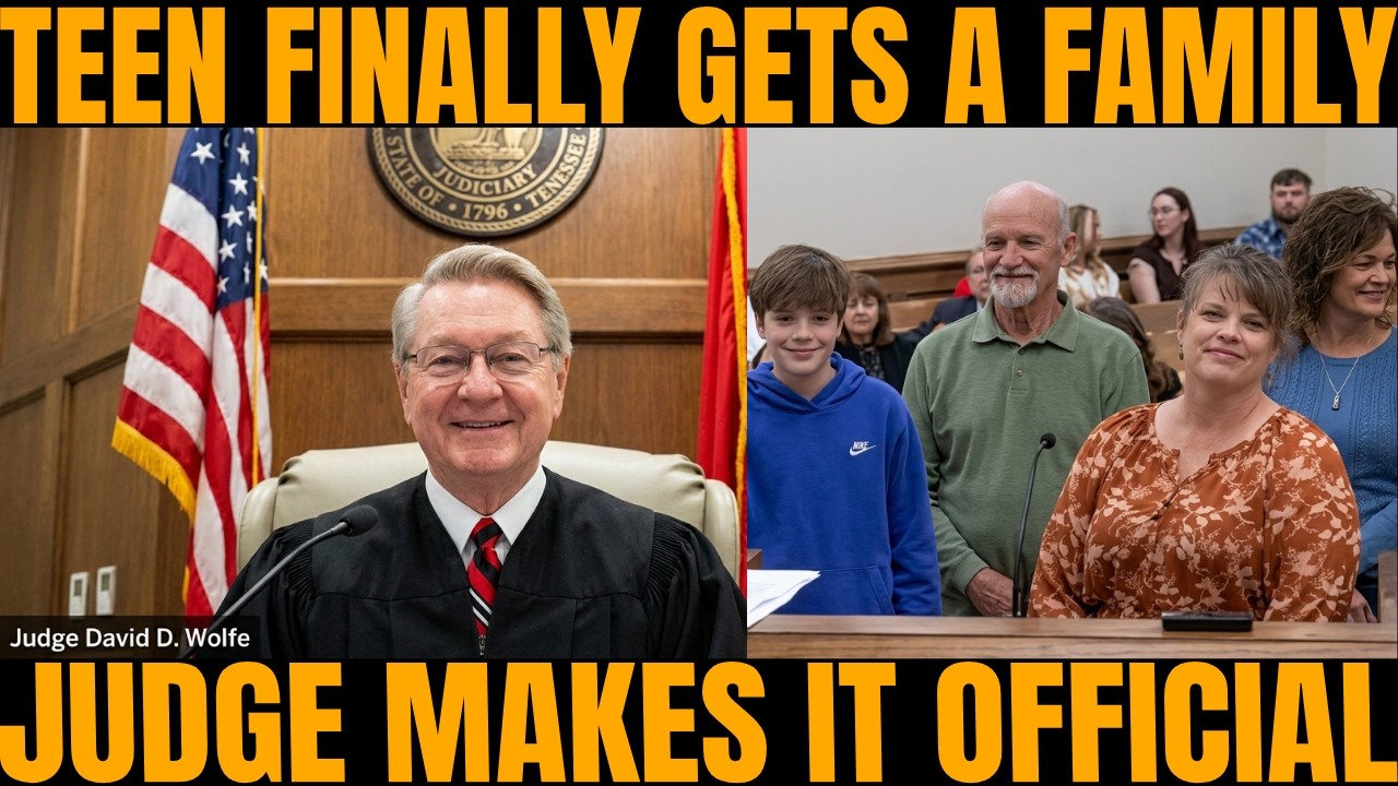 Teen Gets Adopted in Court — Judge’s Heartfelt Words Leave Everyone in Tears
