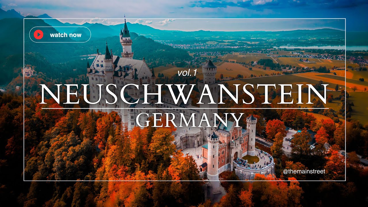 Neuschwanstein Castle, Germany 🇩🇪  Drone Footage [4K]
