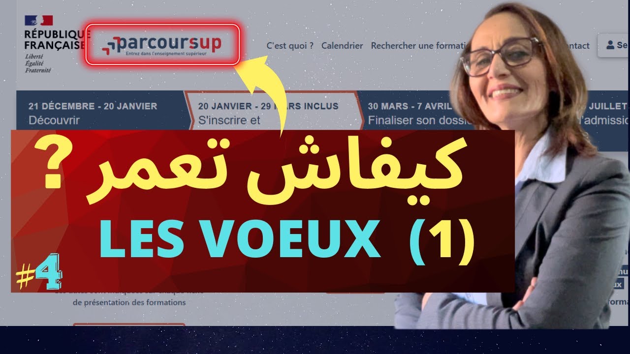 كيفاش تعبر على الرغبات : PARCOURSUP 2022