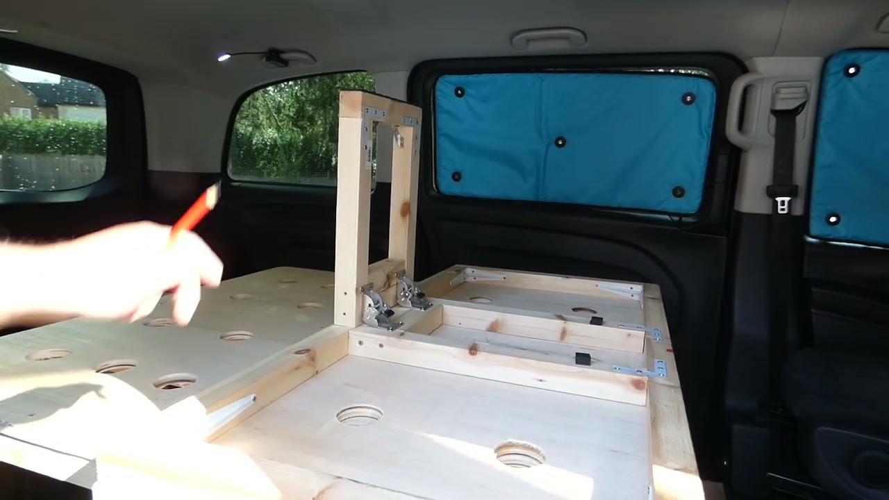 Mercedes Vito W447 Campervan Conversion Bedframe Measurements