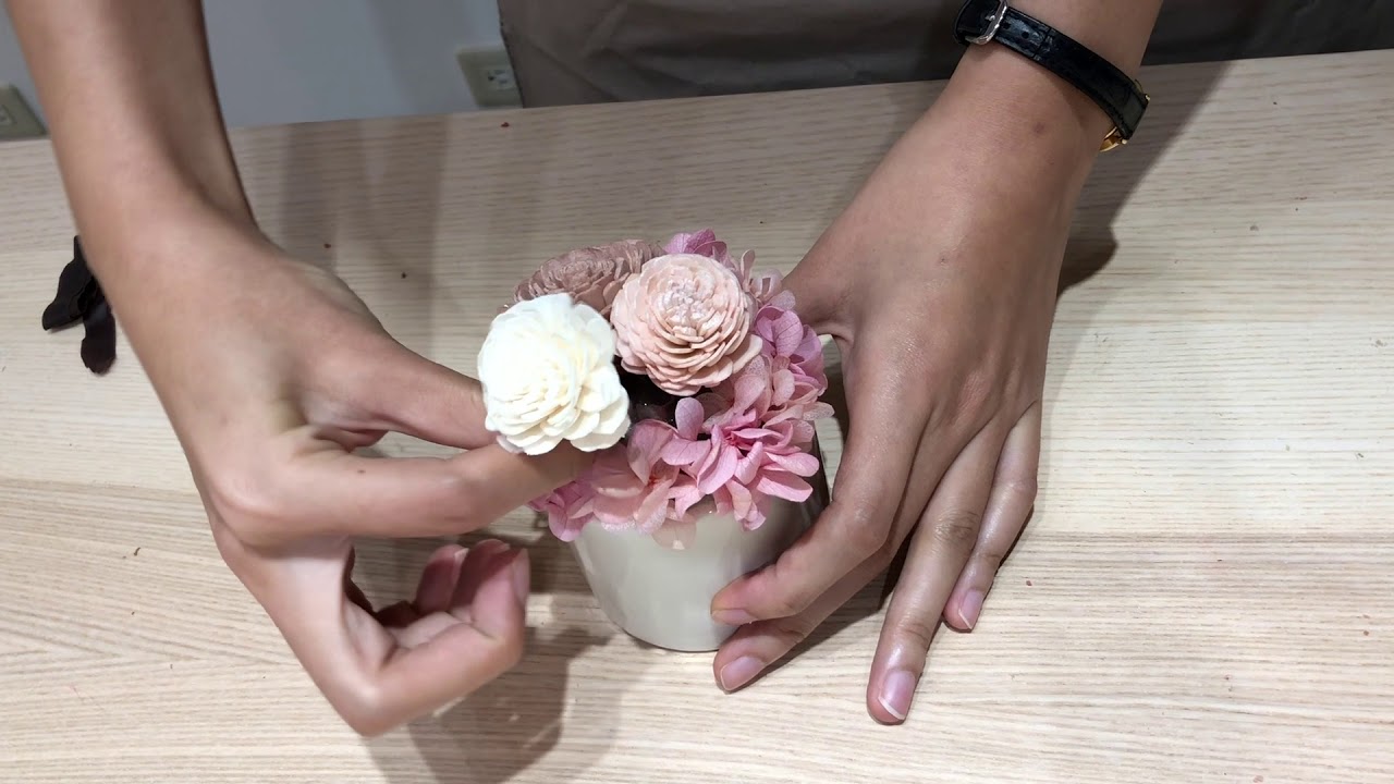 步驟四 盆栽插花技法音樂版本