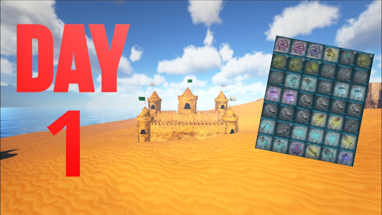 How I Claimed Arks First Sandcastle - Ark Pvp