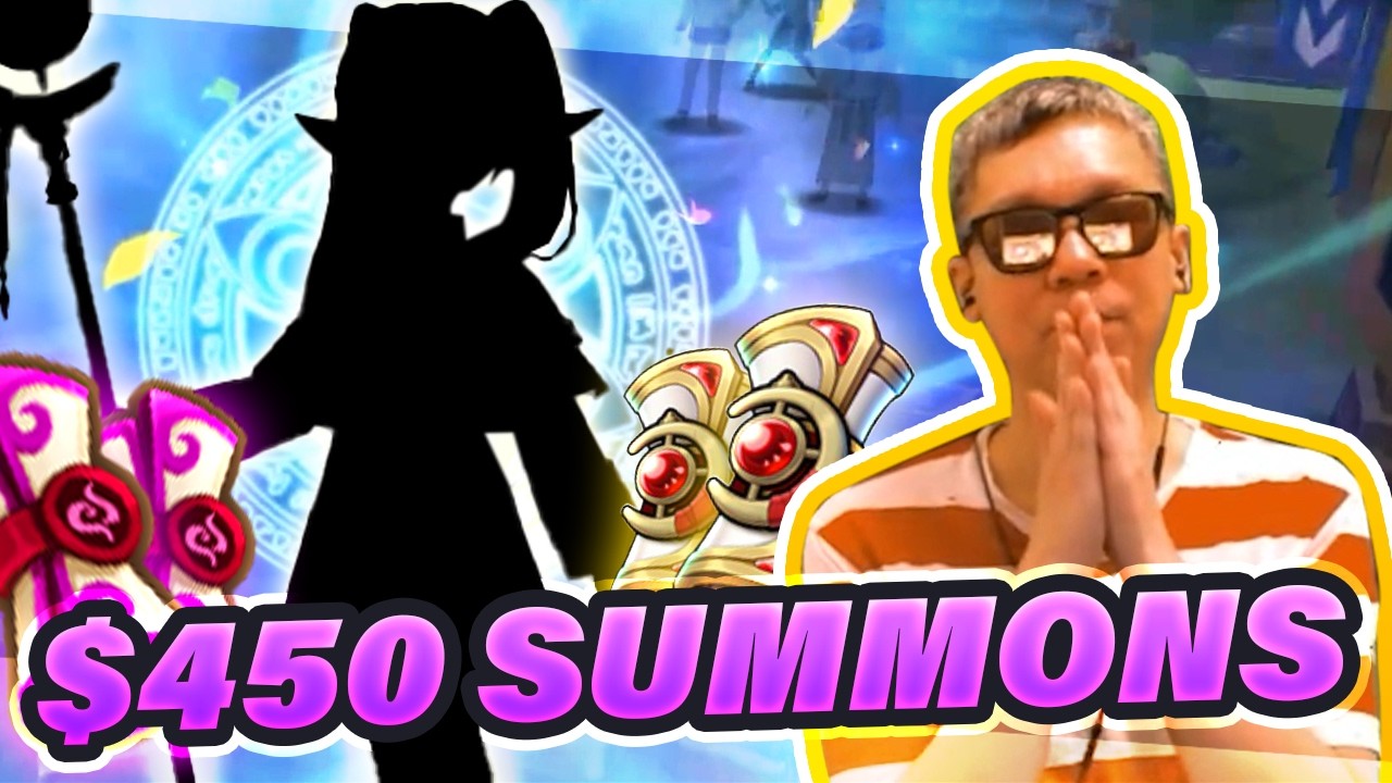 $450 FRIEREN COLLAB SUMMONS ROUND #1 FOR SURE WE HIT - SUMMONERS WAR