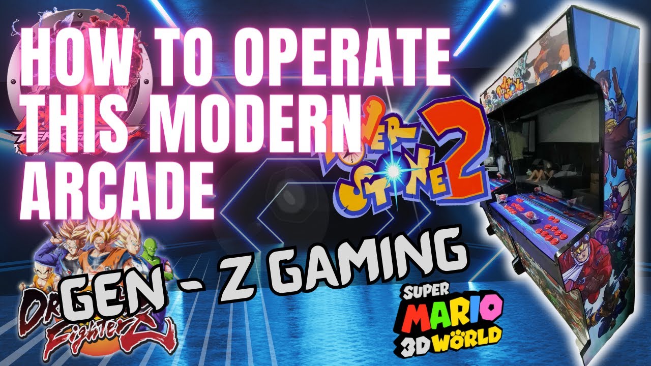 HOW TO OPERATE THIS MODERN ARCADE (GEN - Z GAMING)