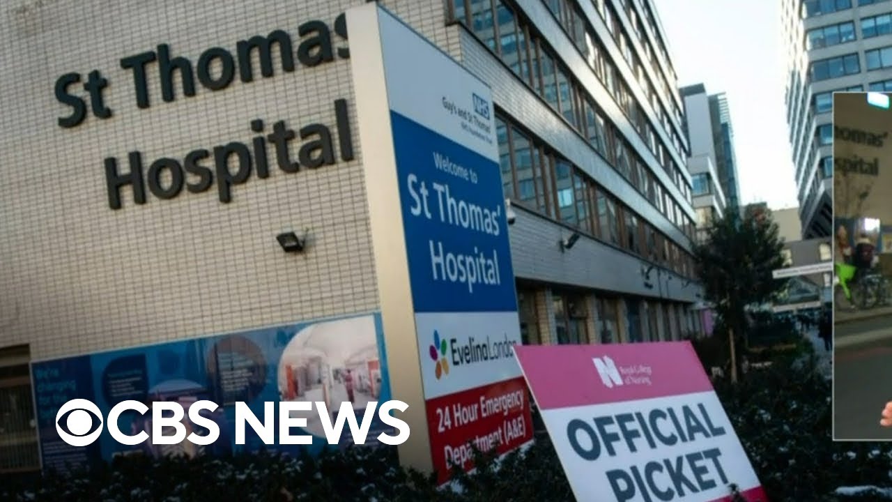 Nurses launch historic strike in U.K. amid ongoing rail strike