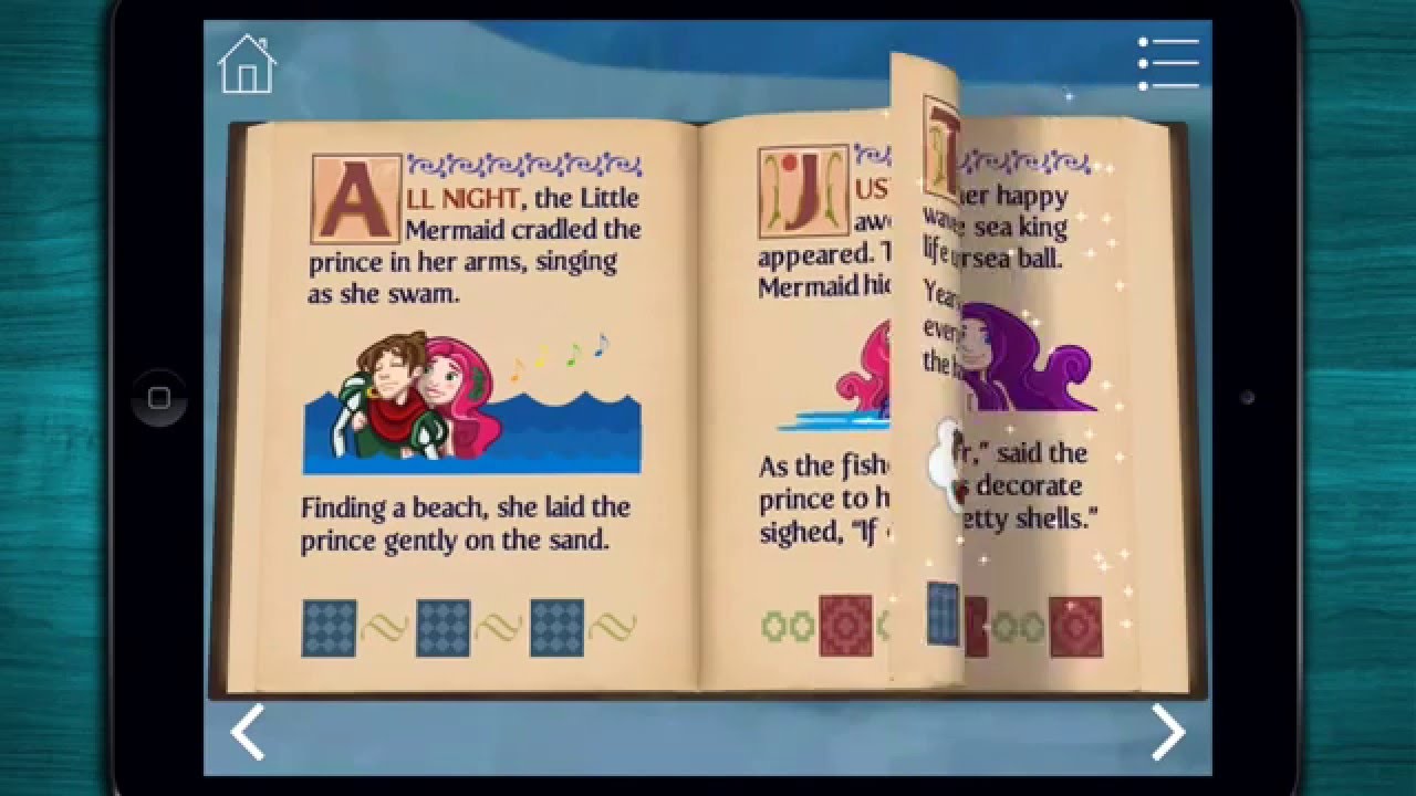♣ The Little Mermaid ~ 3D Interactive Pop-up Book/Storyreading - iPad/iPhone/Android