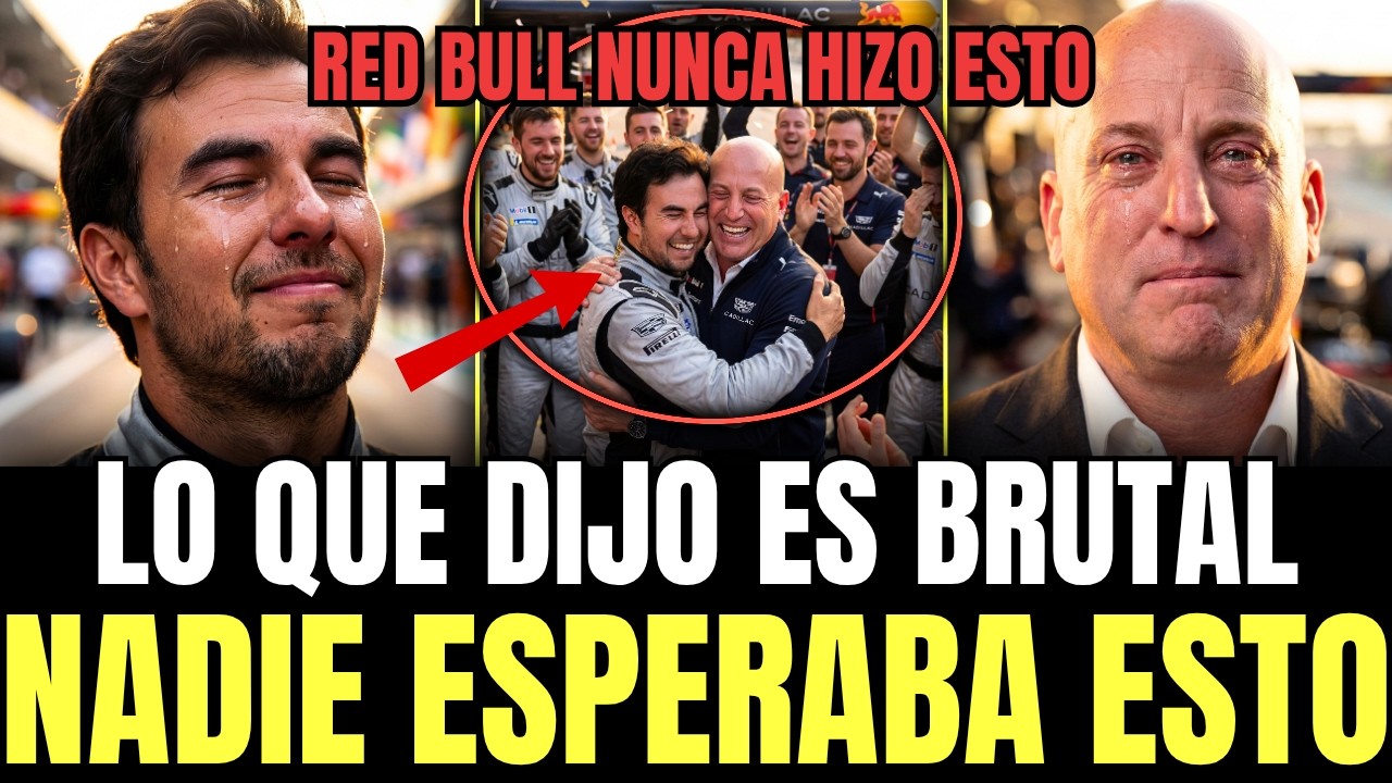 CHECO PÉREZ hizo LLORAR al CEO de CADILLAC con lo que dijo en la ENTREVISTA