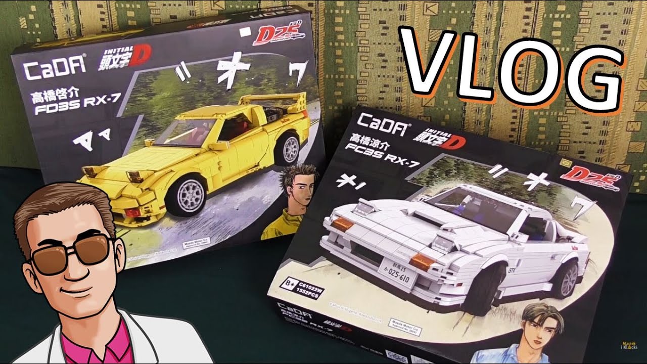 KLOCKI dla fan&oacute;w mangi INITIAL D 🚕 / VLOG