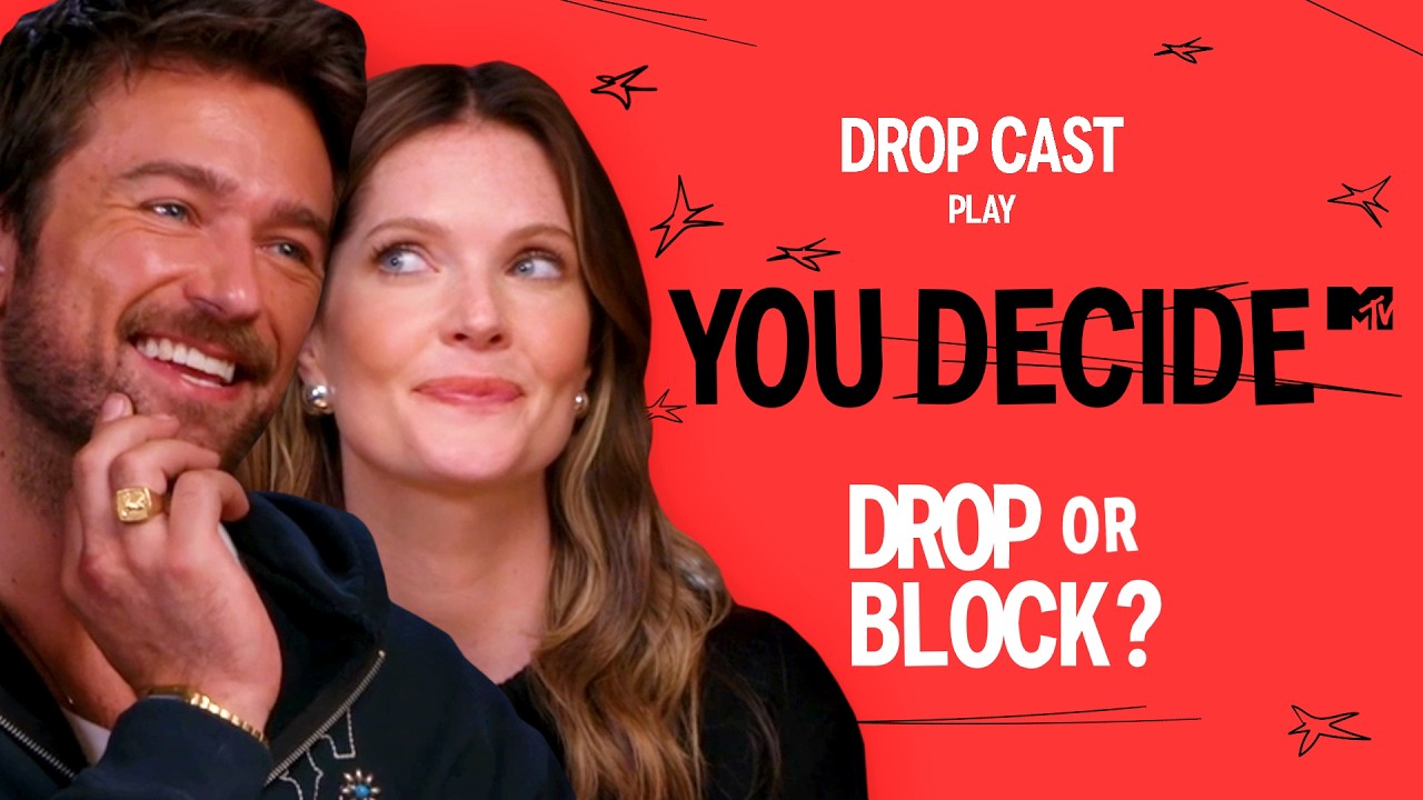 Meghann Fahy & Brandon Sklenar Play Drop Or Block | You Decide | MTV Movies