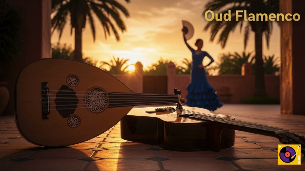 Energetic Oud & Flamenco Rhythms in Desert Light 🔥🌞
