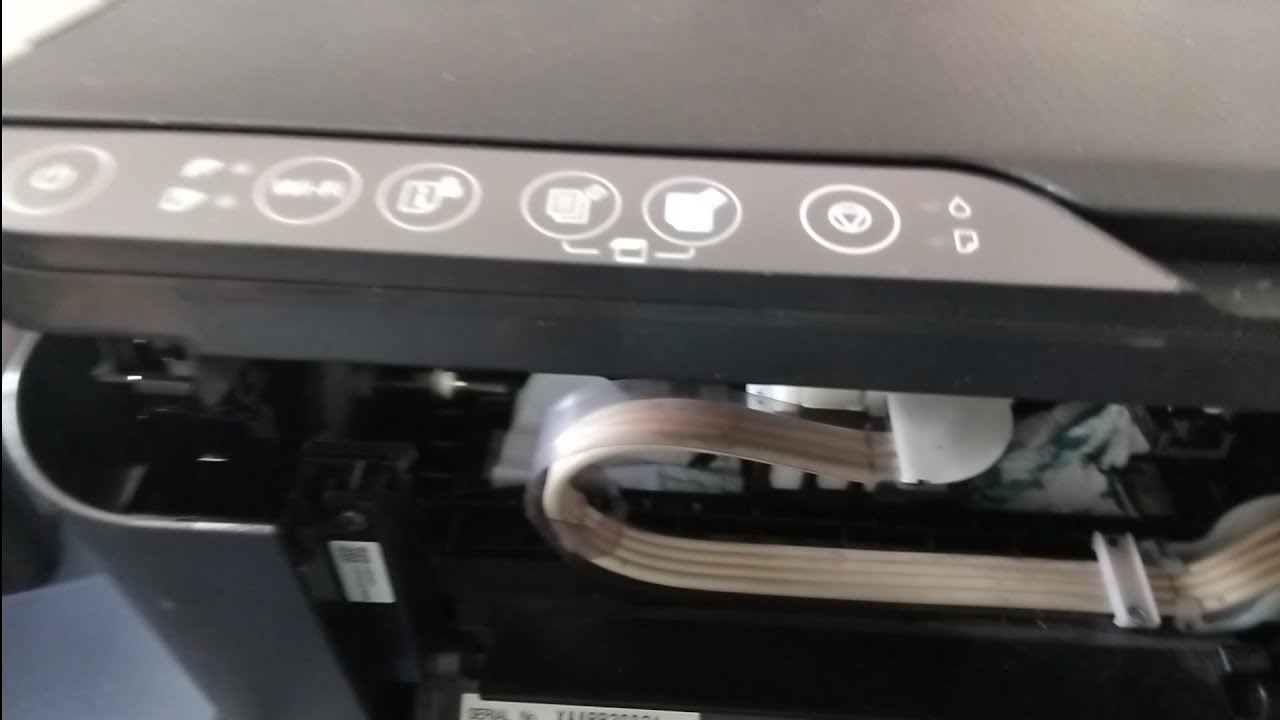 Papel preso, luzes Acesas, objetos preso dentro da Epson L3250 