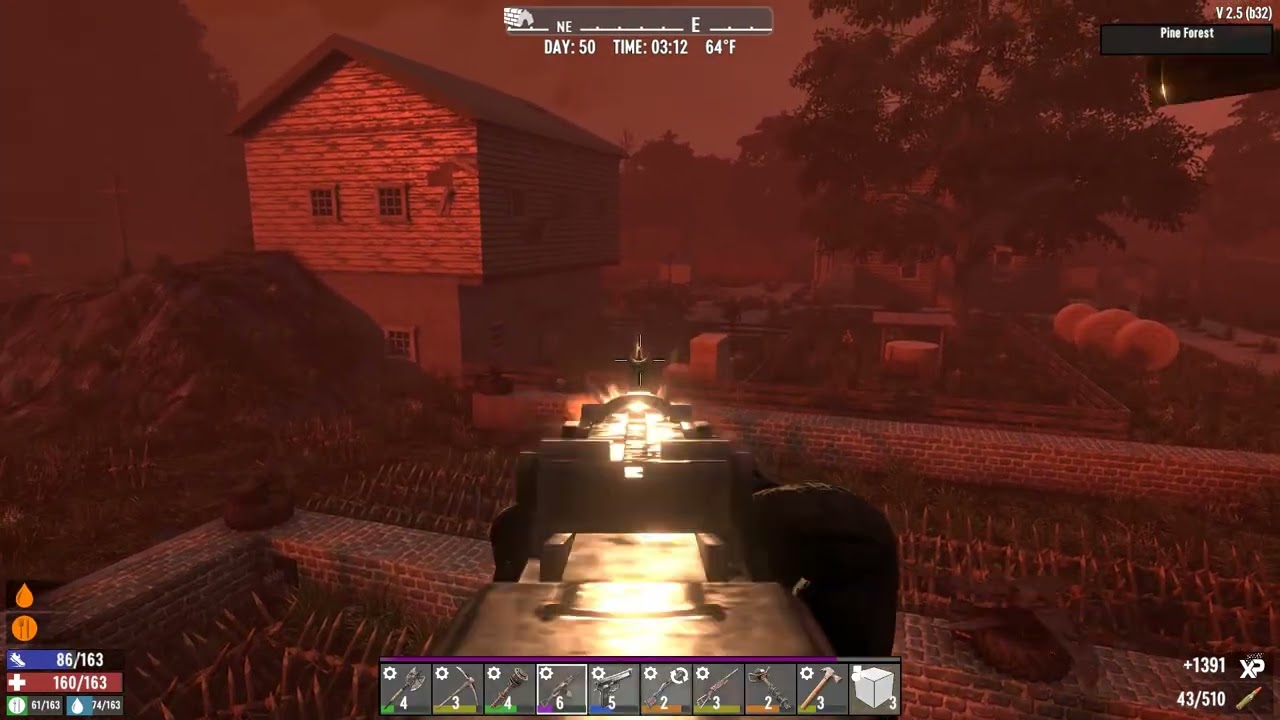 7 Days to Die day 49 horde