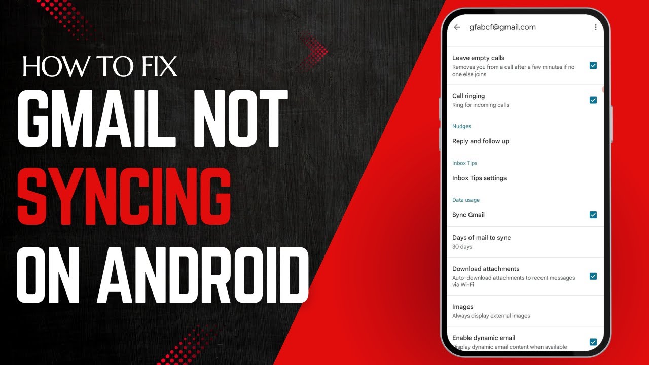 How to Solve Gmail Sync Problems on Android