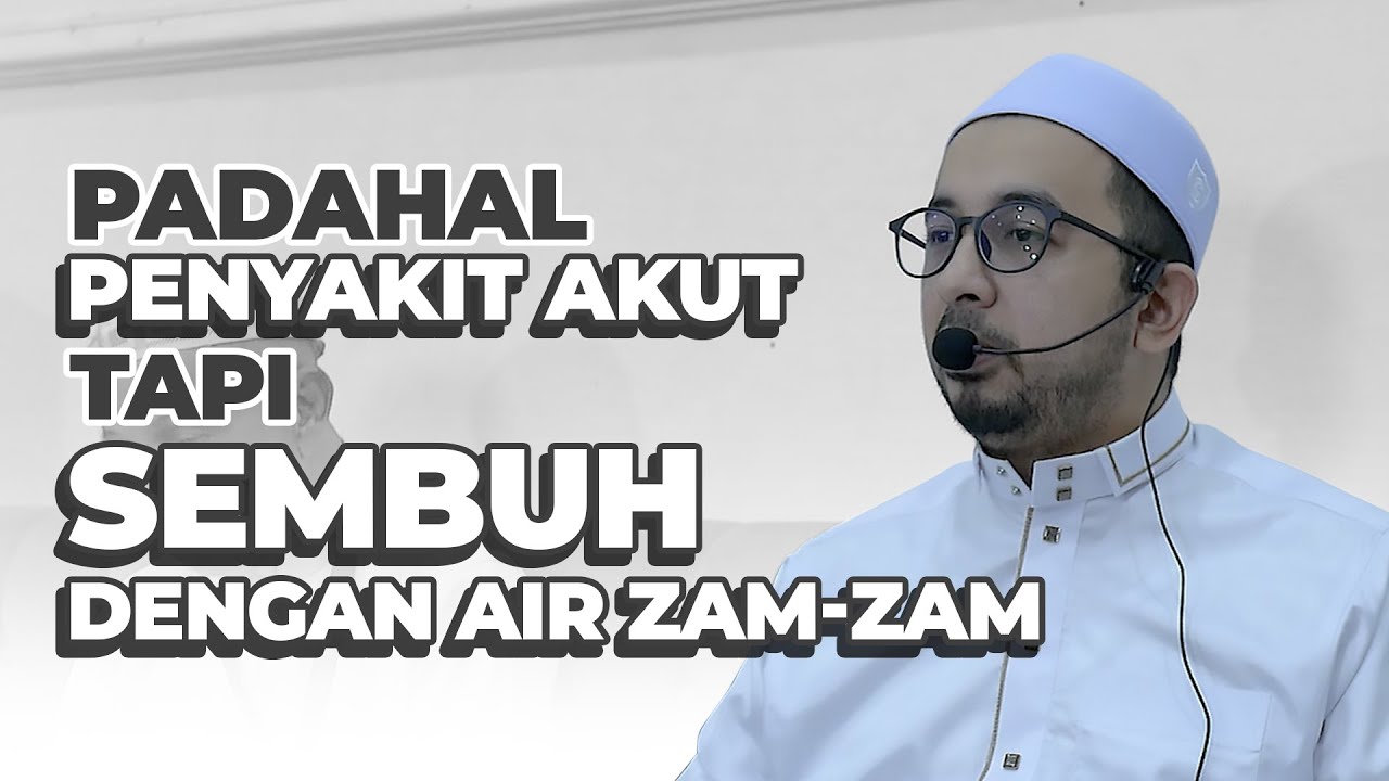 KEAJAIBAN AIR ZAM-ZAM, PRIA INI LANGSUNG SEMBUH SETELAH MINUM AIR ZAM ZAM