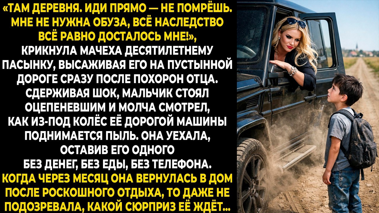 «Там деревня, иди прямо — не помрёшь. Мне не нужна обуза, всё наследство всё равно досталось мне!»